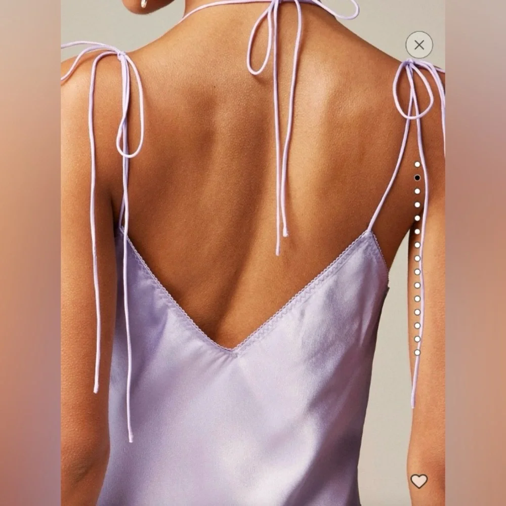 NWT J.Crew x Anna October V-neck slip dress in luster crepe 18
